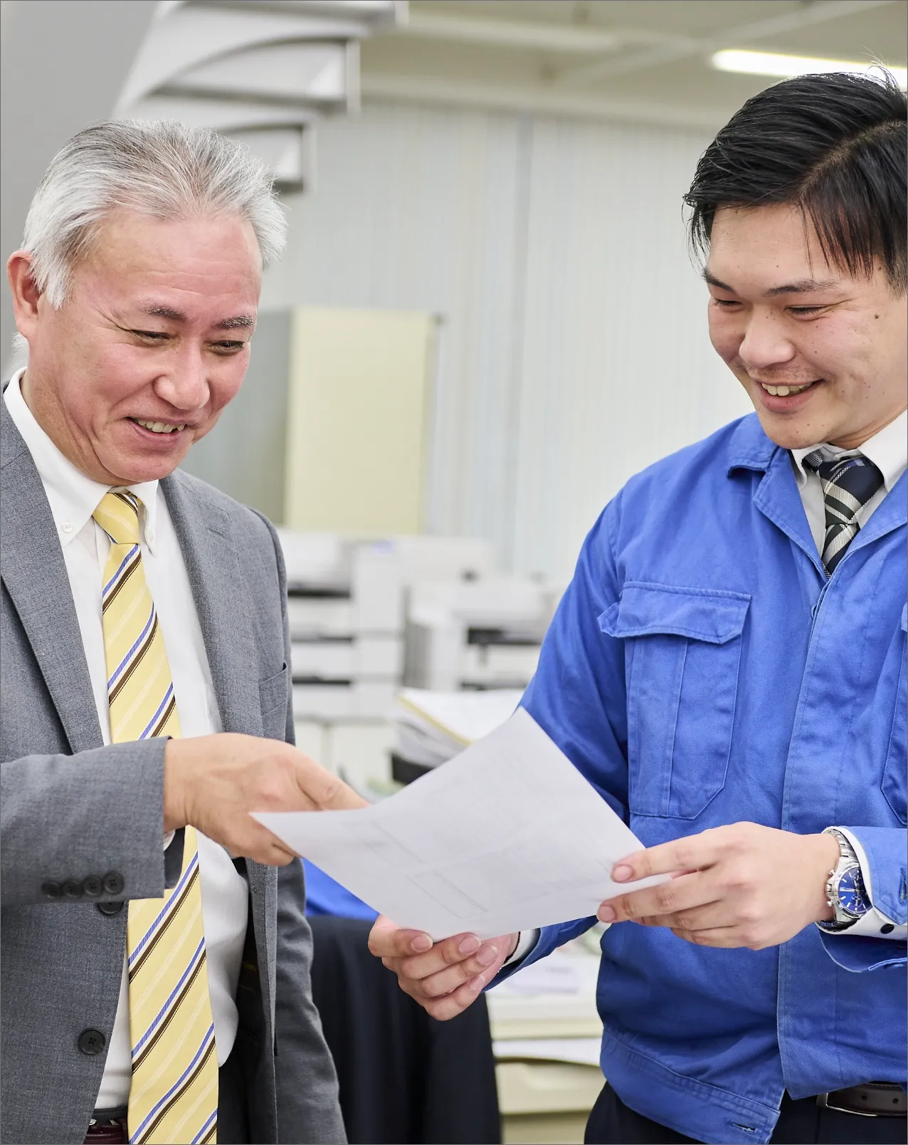 大熊さん 作業中
