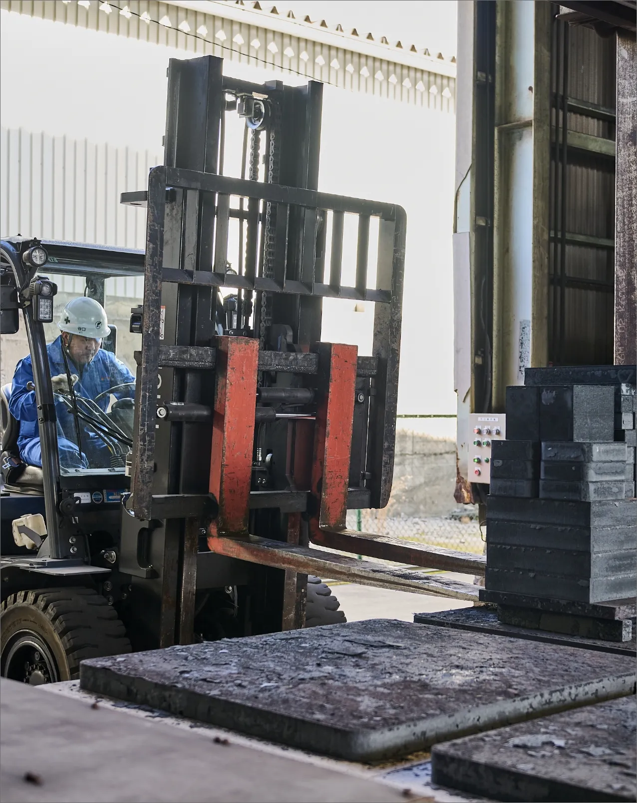 谷口さん 作業中